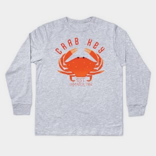 Crab Key -  Jamaica 1962 Kids Long Sleeve T-Shirt